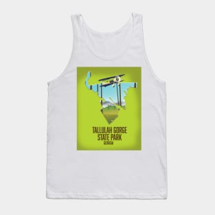 Tallulah Gorge State Park map Tank Top